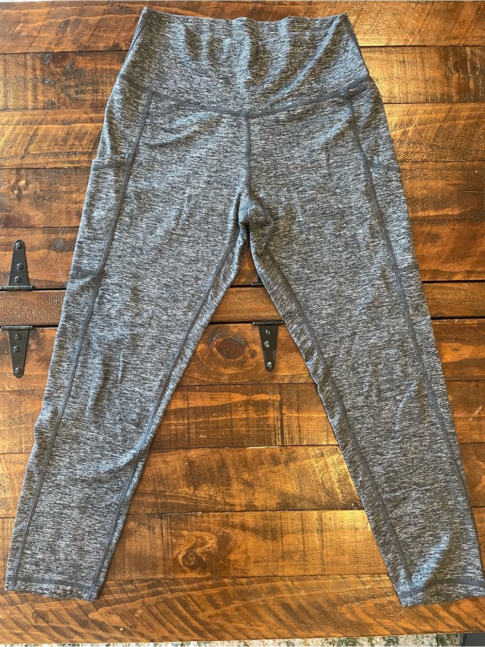 aerie Gray High-Rise Heathered Leggings